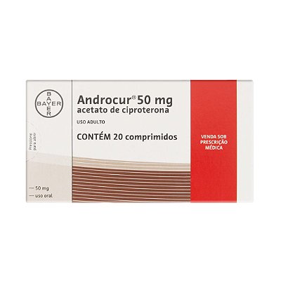 Androcur 50mg com 20 comprimidos Bayer