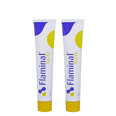 Kit 2 Flaminal® Forte  Alginogel Antimicrobiano e Cicatrizante