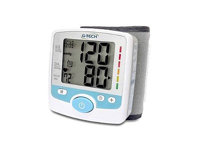 Aparelho medidor de pressão arterial digital de pulso  GP200 com Estojo G-Tech
