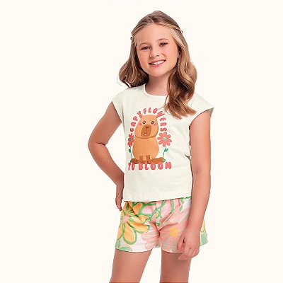 Conjunto Capy Flowers