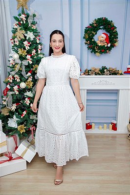 Vestido Layla - Branco