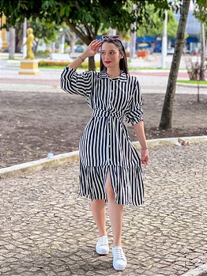 Vestido Renata listrado