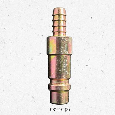 PINO CONECTOR 1/2" X ESCAMA P/ MANG. 3/8" - HIDRAFLUX