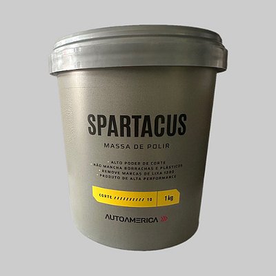Massa De Polir Super Polidor Spartacus - 1kg - Autoamerica