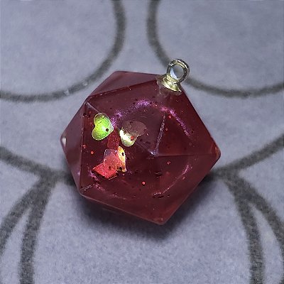 Blood Mary - Cordão de Mini D20