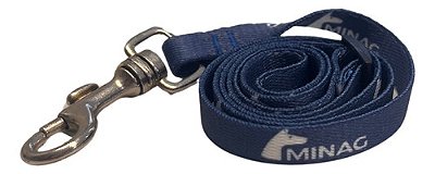 Guia Em Nylon 60cm Azul Minag