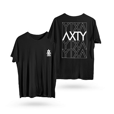 Camiseta 'AXTY' Preta - Plus Size