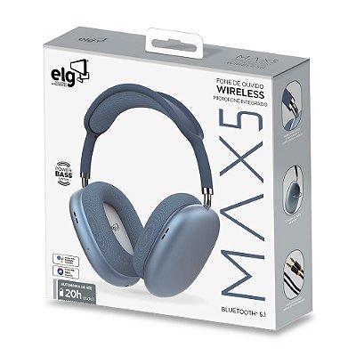 Fone de Ouvido Bluetooth 5.1 com Microfone ELG