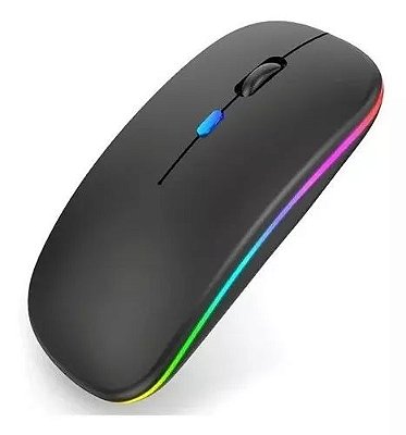 Mouse Sem Fio Recarregável RGB H'MASTON