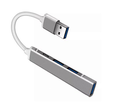 Hub USB 4 Portas (1 Cartão SD e 3 Usb)