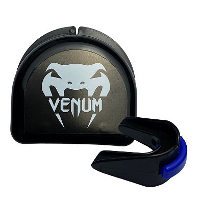 PROTETOR BUCAL DUPLO C/ ESTOJO - PRETO - VENUM