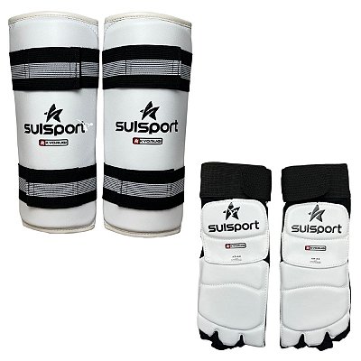 KIT PROTETOR CANELEIRA + MEIA DE TAEKWONDO - SULSPORT
