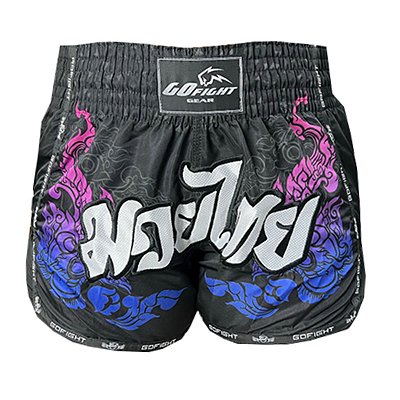 SHORT FIGHT MUAY THAI - SAK DEGRADE PINK - GO FIGHT