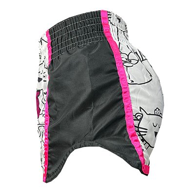 Cat Karate Print Muay Thai Boxing Shorts
