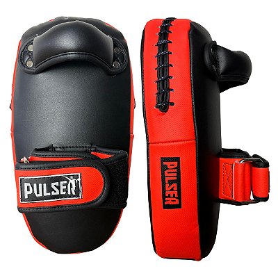 PAR DE APARADOR DE CHUTE LEVE - PRETO COM LARANJA - PULSER