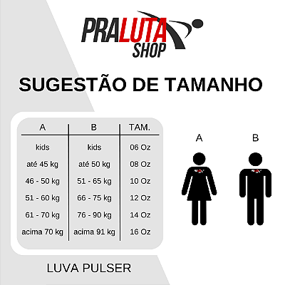 SUPER KIT LUVA 14OZ + CANELEIRA M/30MM + BANDAGEM + BUCAL - PRETO BRANCO CAVEIRA - PULSER