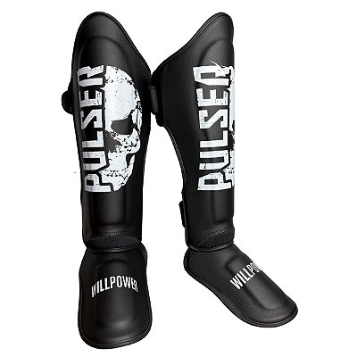 CANELEIRA M 30MM PU - PRETO COM BRANCO CAVEIRA - PULSER