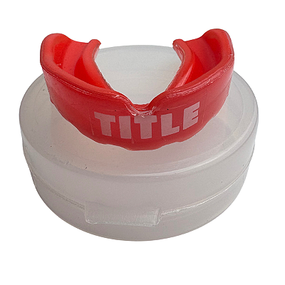 PROTETOR BUCAL SIMPLES C/ ESTOJO SUPER SHIELD - VERMELHO - TITLE
