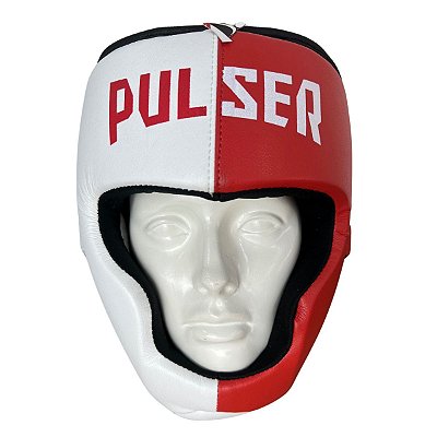 CAPACETE TREINO MICROFIBRA - G - VERMELHO COM BRANCO - PULSER