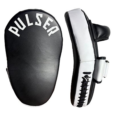 MANOPLA LONGA C/ PEGADOR - PRETO COM BRANCO - PULSER