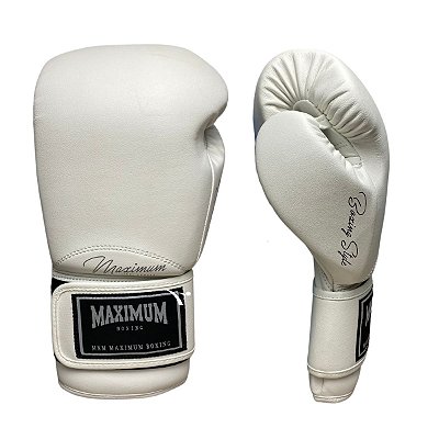 LUVA 10OZ - BRANCO CLASSIC - MAXIMUM
