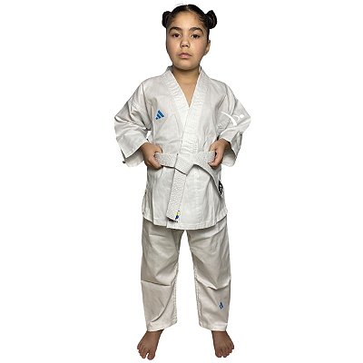 KIMONO KARATE INFANTIL WKF K200 C/ FAIXA - BRANCO - ADIDAS