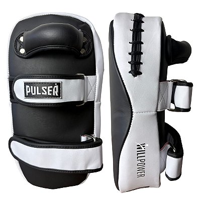 PAR DE APARADOR DE CHUTE TRADICIONAL - PRETO COM BRANCO - PULSER