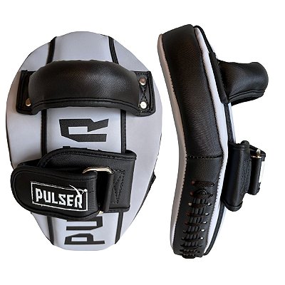 MANOPLA LONGA C/ PEGADOR - PRETO COM CINZA - PULSER