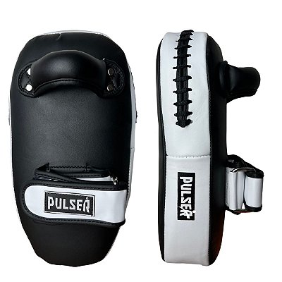 PAR DE APARADOR DE CHUTE LEVE - PRETO COM BRANCO - PULSER