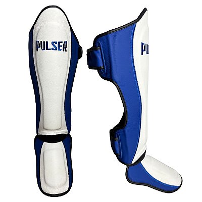 CANELEIRA G 30MM COURO - BRANCO COM AZUL - PULSER