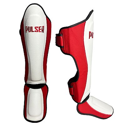 CANELEIRA M 30MM COURO - BRANCO COM VERMELHO - PULSER