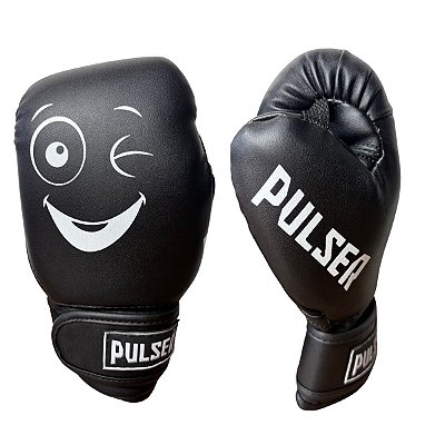 LUVA 06OZ PU INFANTIL - BRANCO DIVERTIDA - PULSER