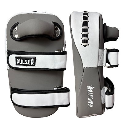 PAR DE APARADOR DE CHUTE TRADICIONAL - CINZA CLARO COM BRANCO - PULSER