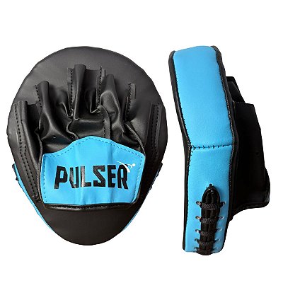 PAR MANOPLA DE FOCO RÁPIDA - PRETO COM AZUL - PULSER