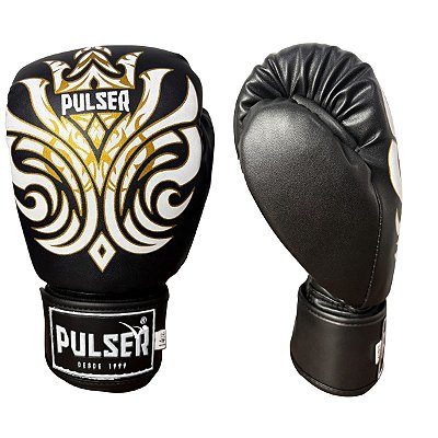 LUVA 12OZ PU - PRETO IMPERIAL - PULSER