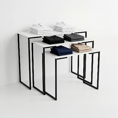 Mesas Expositoras para Loja - 3 peças