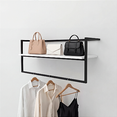 Arara de Parede com Prateleira - Paris TY 150cm