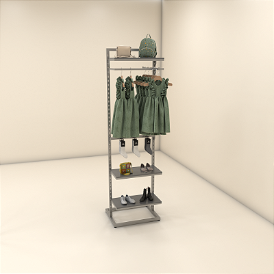 Arara Centro de Loja Magazine BR 10 - Torre Modular para Roupas