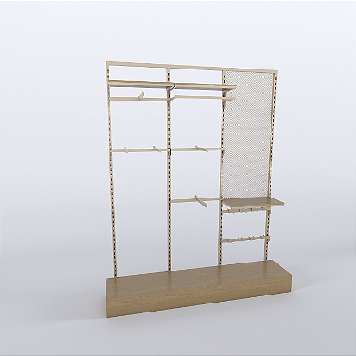 Arara Modular Cremalheira CRR 580 com Prateleiras e Tablados