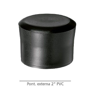 Ponteira externa 2" para tubo metalon PVC 100 peças