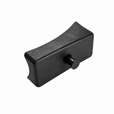 Sapata Meia Cana Curva 7/8” a 1” para Cadeira Tubular – Kit com 12 Unidades
