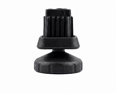 Sapata Articulada para Tubo 20x20mm Preta – Kit com 12 Unidades para Nivelamento de Estruturas