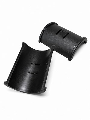 Bucha Bipartida para Cadeira Tipo Caixa – Preta (4 Pares)