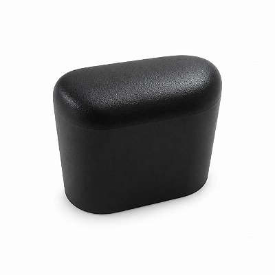 Ponteira Externa 16x30 mm Oblonga PRETO - KIT 100 und