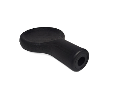 Puxador Flange 8mm Preto para Cadeira – Kit com 12 Unidades