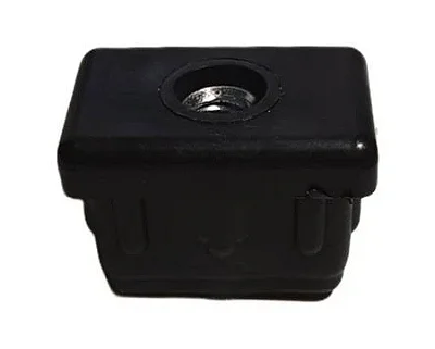 Bucha para Tubo 20x30 mm com rosca 1/4" Preto - KIT 12 unidades