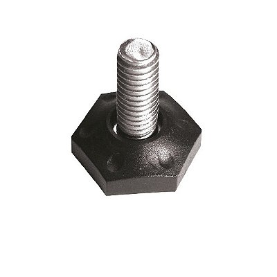 Sapata Niveladora Plástica 31mm – Rosca 3/8” x 1” | Kit com 100 Unidades