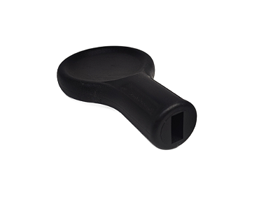 Puxador Flange Chato Preto para Cadeira – Kit com 12 Unidades