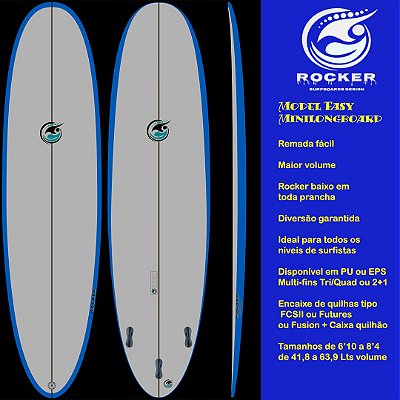Model Easy Minilongboard Sob encomenda de 6'10'' a 8'4"