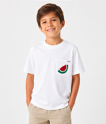 CAMISETA INFANTIL MODAL MELANCIA